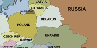 Mapa Slovenija i susjednim državama