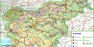 Mapa Slovenija put