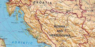 Mapa pokazuje Slovenija