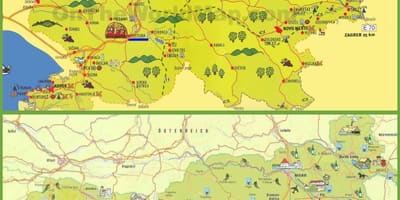Slovenija putovanja mapu