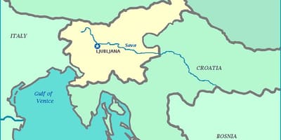 Mapa Slovenski obali