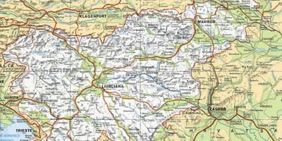 Mapa terme Slovenija